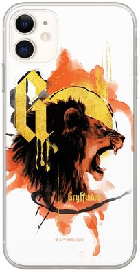 Harry Potter - iPhone 13 Mini Handyhülle - Gryffindor Logo Weiß