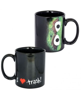 Sesamstraße - Tasse "Oscar full black" 320 ml Keramik