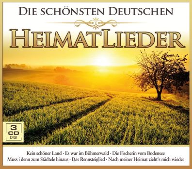 Die schönsten deutschen Heimatlieder 3er CD