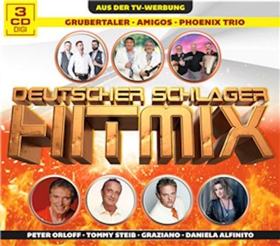 Deutscher Schlager Hitmix 3er CD