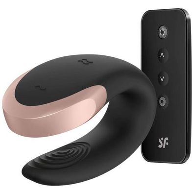 Satisfyer - Double Love Luxury Partner Vibrator Schwarz