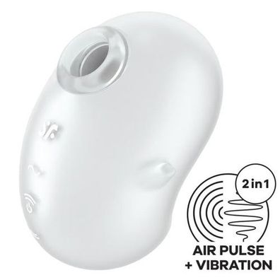 Satisfyer - Cutie Ghost Auflegevibrator Weiß