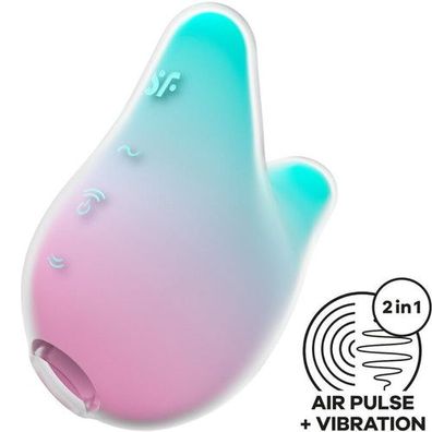 Satisfyer - Mermaid Vibes Stimulator & Vibrator Mint und Pink