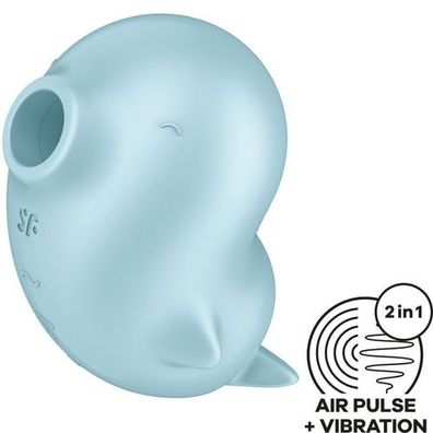 Satisfyer - Sassy Seal Stimulator & Vibrator Blau