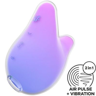 Satisfyer - Mermaid Vibes Stimulator & Vibrator Violett und Rosa