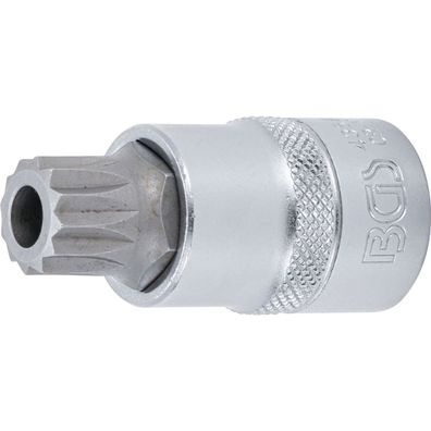 Bit-Einsatz, Innenvielzahn M16 mit Bohrung XZN, Antrieb (1/2"), Nuss Vielzahn VAG