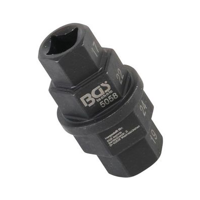 BGS Nuss Innensechskant 17-19-22-24 mm, Steckachse Motorrad Yamaha BMW Honda