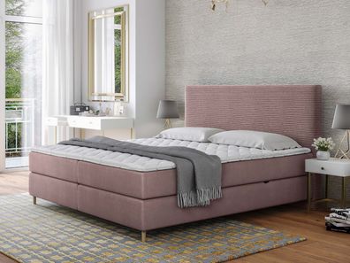 Boxspringbett Laro mit zwei Bettkästen Polsterbett Doppelbett Schlafzimmer