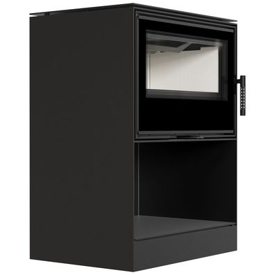 Kaminofen aus Stahl KRATKI KARI 70 Ø 150 8 kW Platz für Holz