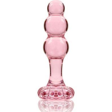 Nebula - Modell 1 Analplug Borosilikatglas Transparent 10.5 cm -o- 3 cm