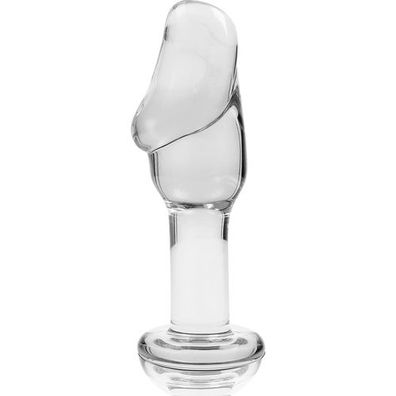 Nebula - Modell 6 Analplug Borosilikatglas Klar 12.5 cm -o- 4 cm