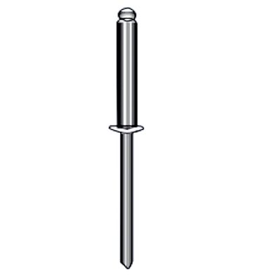 L´Ocean, 5 Stück Niete Monel 3,2mm x 10,5mm