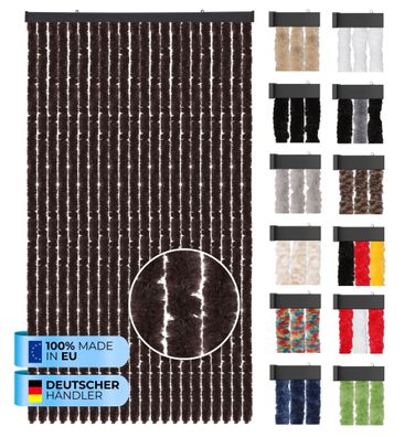 Flauschvorhang 100x220cm Türvorhang Insektenschutz Wohnwagen Camping Wohnmobil