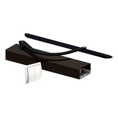 Slid'Up MW100 Elektrischer Fensterladen schwarz für 1 Flügel, bis 80 cm Breite