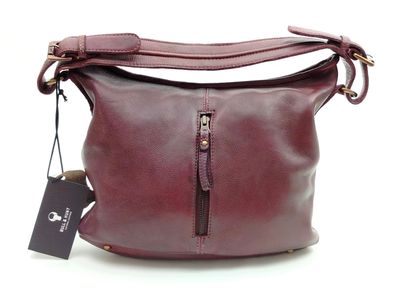 Bull & Hunt Ledertasche mit einem Henkel, Emilia, burgundy