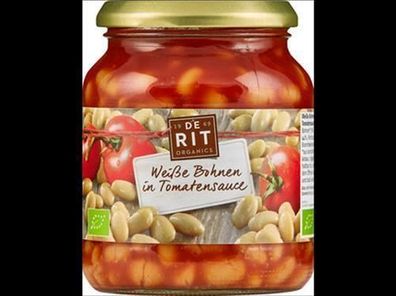 deRit 6x Weiße Bohnen in Tomatensoße 360g