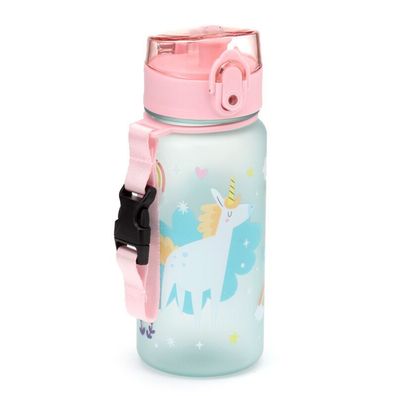 Unicorn Magic Einhorn Kinder Pop-Top Wasserflasche 350ml NEU