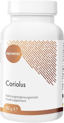 Nutritec Coriolus Schmetterlingstramete Pilz Pulver 120 Kapsel - mit Acerola-Extrakt