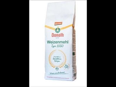Donath Mühle 6x Demeter Weizenmehl 1050 1000g
