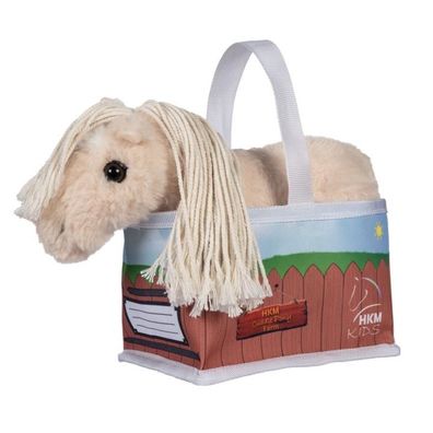 Kuscheltier Cuddle Pony mit Transporttasche handgemacht