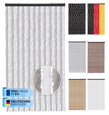 Flauschvorhang, Breite 80cm, Türvorhang Insektenschutz Wohnwagen Camping Vorhang
