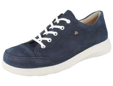 FINN Comfort Fataga Damen Halbschuhe Schnürschuhe extra leicht marine dunkelblau Nubu