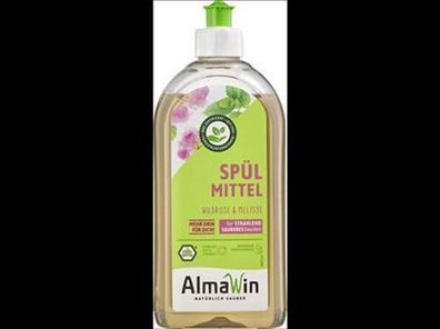 AlmaWin 6x Spülmittel Wildrose & Melisse 0,5l