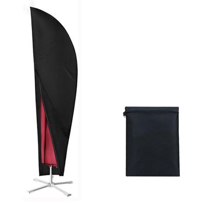 Housse de Protection pour Parasol Déporté en Tissu Oxford 420D imperméable avec Ferme
