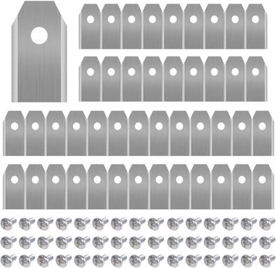Lame Robot Tondeuse 45 Lames de Tondeuses Lames de Rechange Universelles Couteau de R