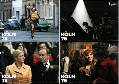 Köln 75 - 4 Original Kino-Aushangfotos - Mala Emde, John Magaro - Filmposter