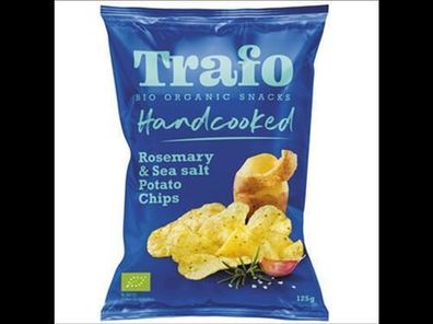 Trafo Handcooked Chips Rosemary & Himalaya Salt 125g