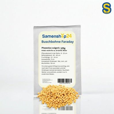 Buschbohnen Faraday (Verbesserung für Holl. Prinzess) 125gr