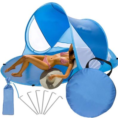 Wurfzelt Pop-up Zelt Automatikzelt Camping Strand Trekkingzelt Strandmuschel