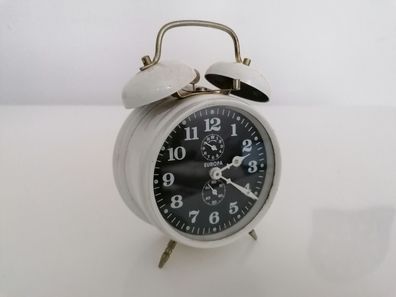 Vintage Glockenwecker Europa 70er Jahre Wecker Uhr Tischuhr Reisewecker