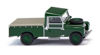 Wiking 010704 Land Rover Pickup dunkellaubgrün, Spur H0 1/87 - NEU/OVP
