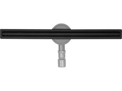 Duschrinne, Bodenablauf 70cm Slim Black