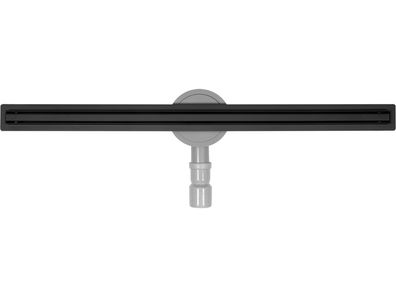 Duschrinne, Bodenablauf 90cm Slim Black