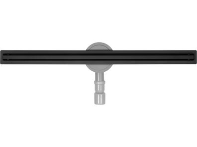 Duschrinne, Bodenablauf 80cm Slim Black