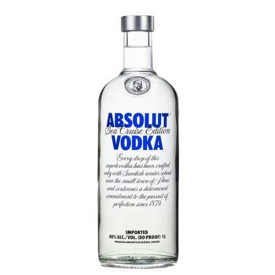 Absolut Vodka 1L Sea Cruise 1 - Limited Edition 2013 - Wodka Sammlerflasche