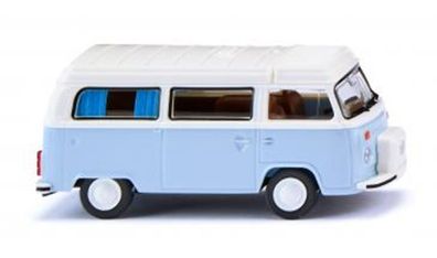 Wiking 031804 VW T2b Campingbus - weißblau/weiß, Spur H0 1/87 - NEU/OVP