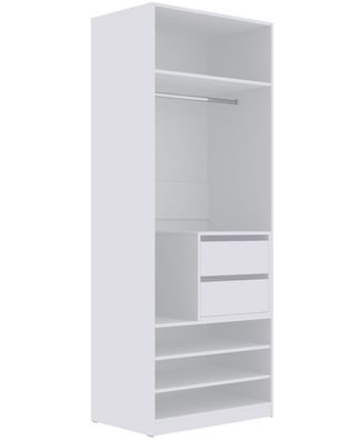 Kleiderschrank TRES 14B offener Schrank mit einer Kleiderstange Ankleidezimmer