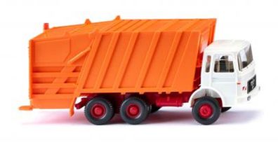 Wiking 063805 Pressmüllwagen (MAN) weiß/kommunalorange, Spur H0 1/87 - NEU/OVP