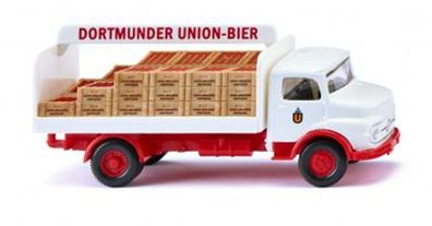 Wiking 084804 Getränke-Lkw (MB Kurzhauber) "Dortmunder Union", Spur H0 1/87 - NEU/OVP