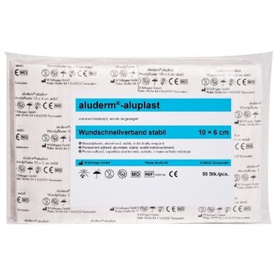 aluderm®-aluplast stabil 10x6 cm (10 Stk.)
