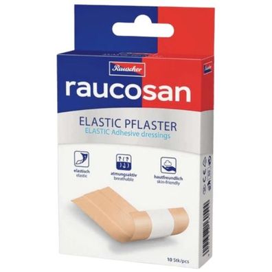 raucosan Wundpflaster elastisch 10x6 cm (10 Stk.)