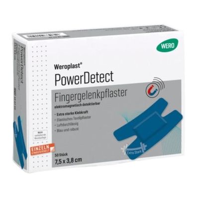 PowerDetect Fingergelenkpflaster 7,5x3,8 cm (50 Stk.)