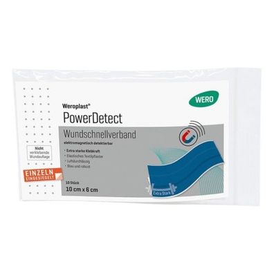 PowerDetect Wundschnellverband 10x6cm (10Stk.)