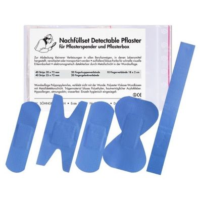 Nachfüllset für Pflasterspender detectable