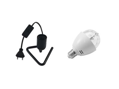 Eurolite Set LED BC-1 RGB + Triangle Fassung schwarz