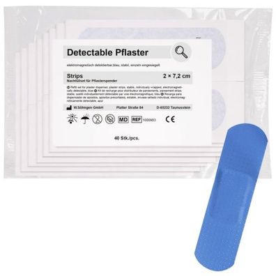 Nachfüllset detectable Strips 2,0x7,2cm